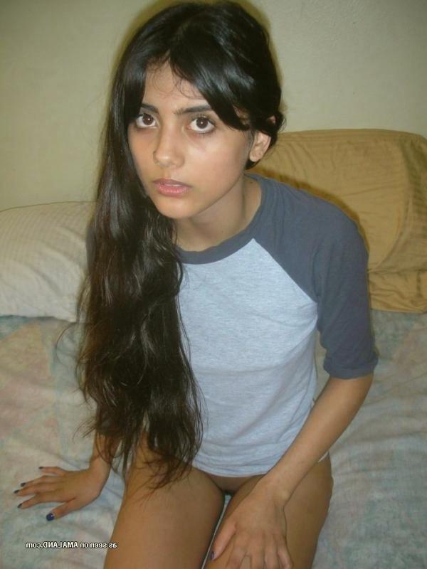 Sexually curious Indian girl posing dirty in the open air Photo