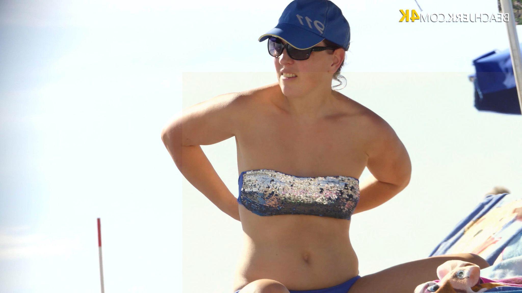 topless mom on the beach Photo